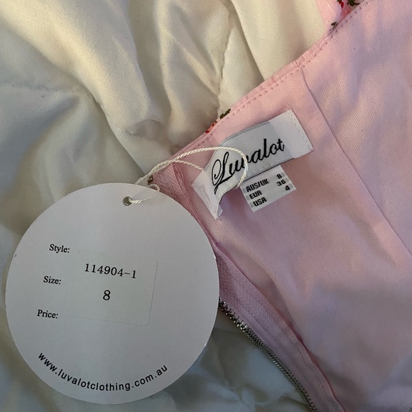 Hello Molly Pink Floral Bustier Top - Picture 8 of 8